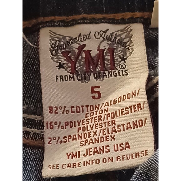 NWT YMI Women's Katie Flare Low-rise jeans 28×32  size 5 - Picture 7 of 8